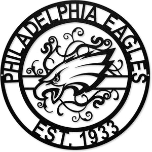 Philadelphia Eagles Laser Cut Metal Signs