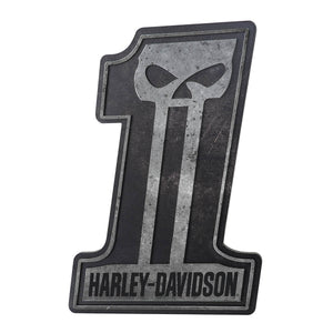 Harley-Davidson #1 Skull Pub Sign