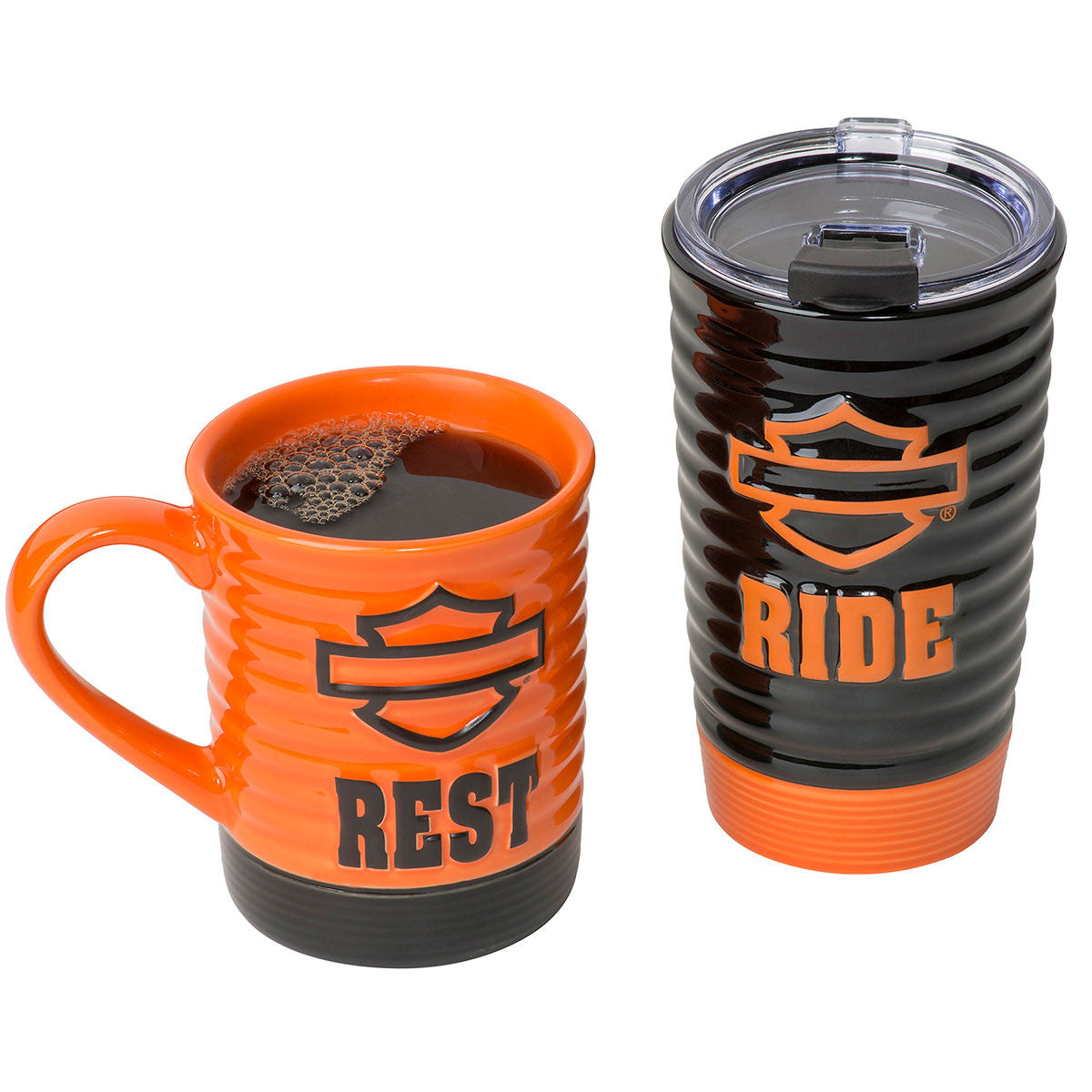 HDL-18611-13OZ-15OZ : TRAVEL/COFEE MUG SET