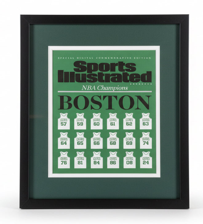 Boston Celtics NBA 2024 Champions Frames Large Frames