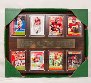 Kansas City Chiefs All Time Great Card Plaque