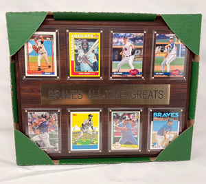 Atlanta Braves All Time Great Card Plaque