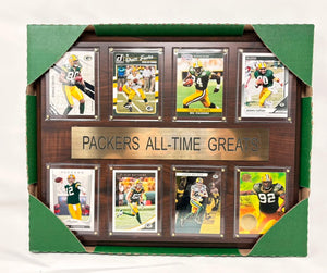 Green Bay Packers All Time Great Card Plaque