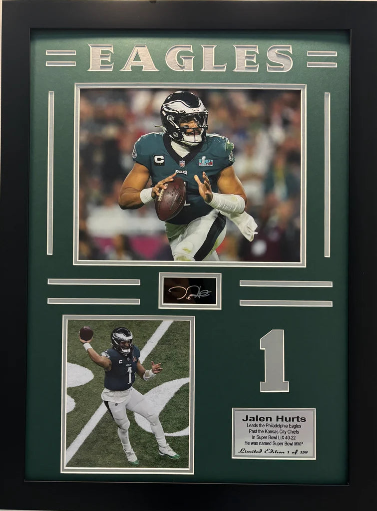 Philadelphia Eagles LIX Champion Jalen Hurts Number 1 Large Frame Large Frames