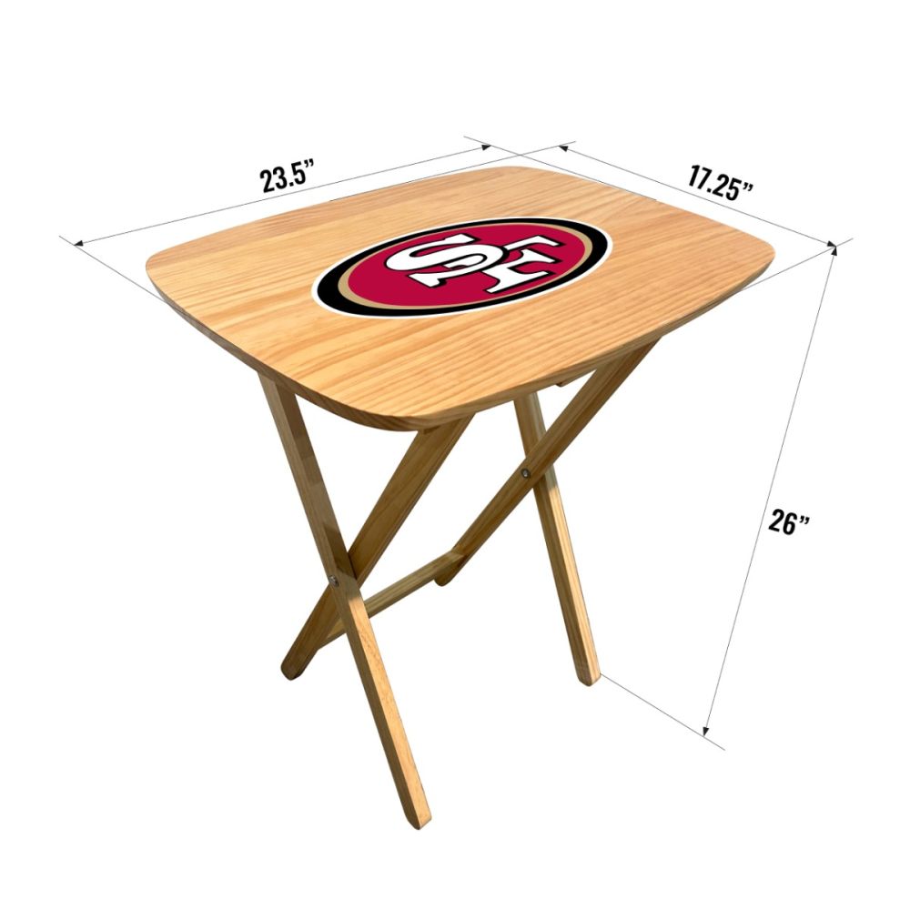 San Francisco 49ers Large Folding TV Tray Table 2