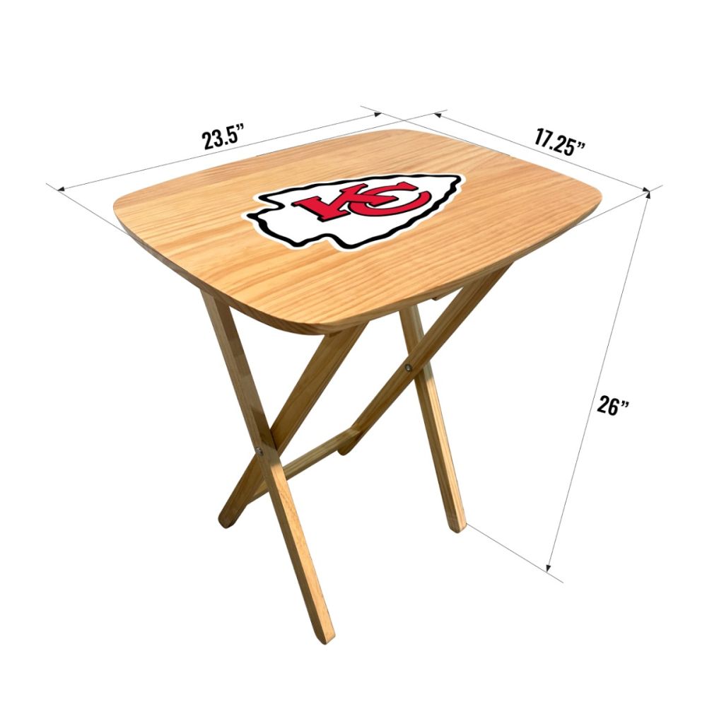 Kansas City Chiefs Large Folding TV Tray Table 2