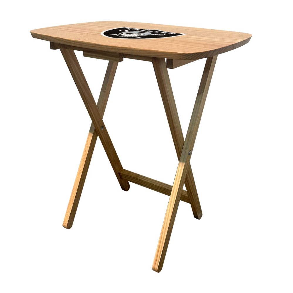 Las Vegas Raiders Large Folding TV Tray Table 2