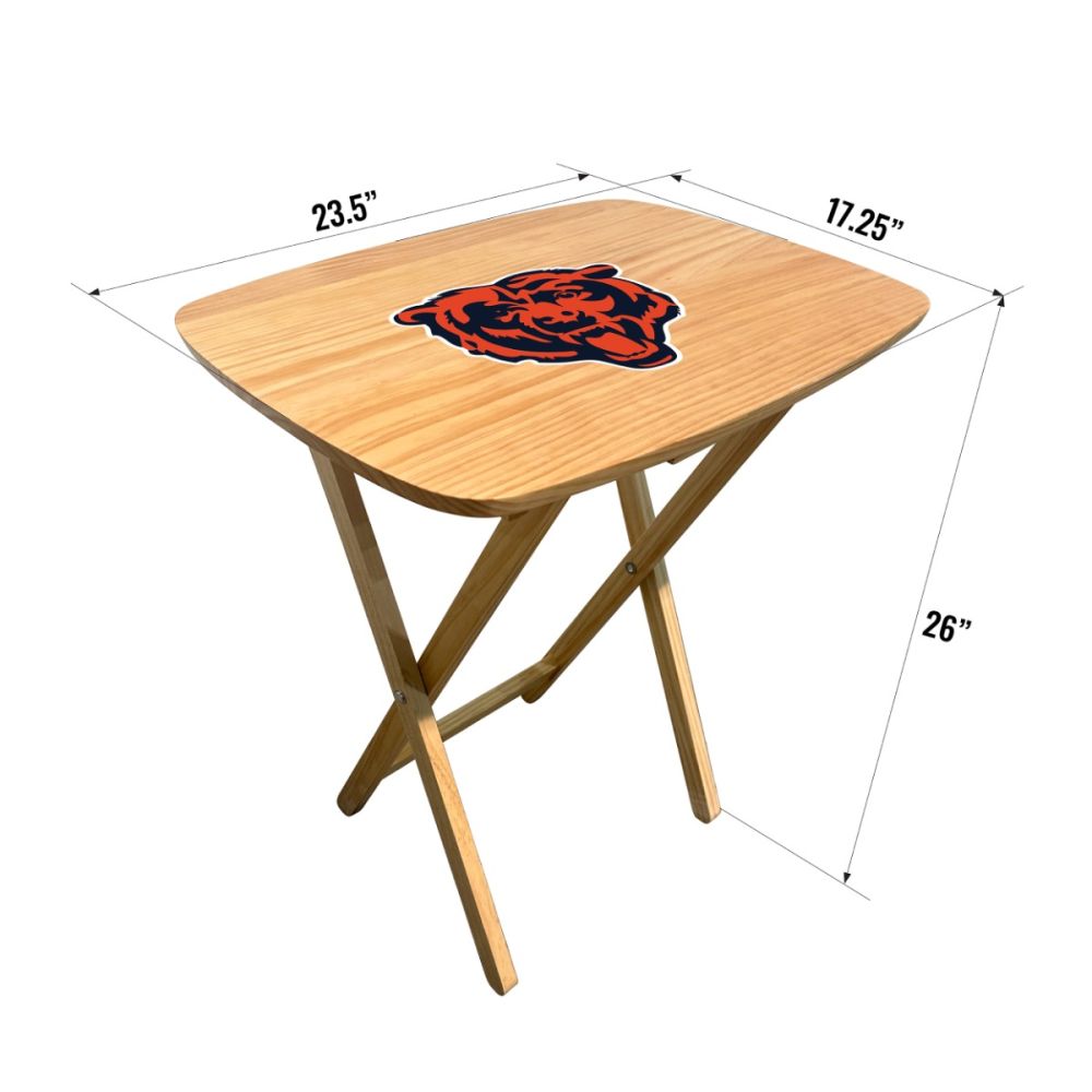 Chicago Bears Large Folding TV Tray Table 2
