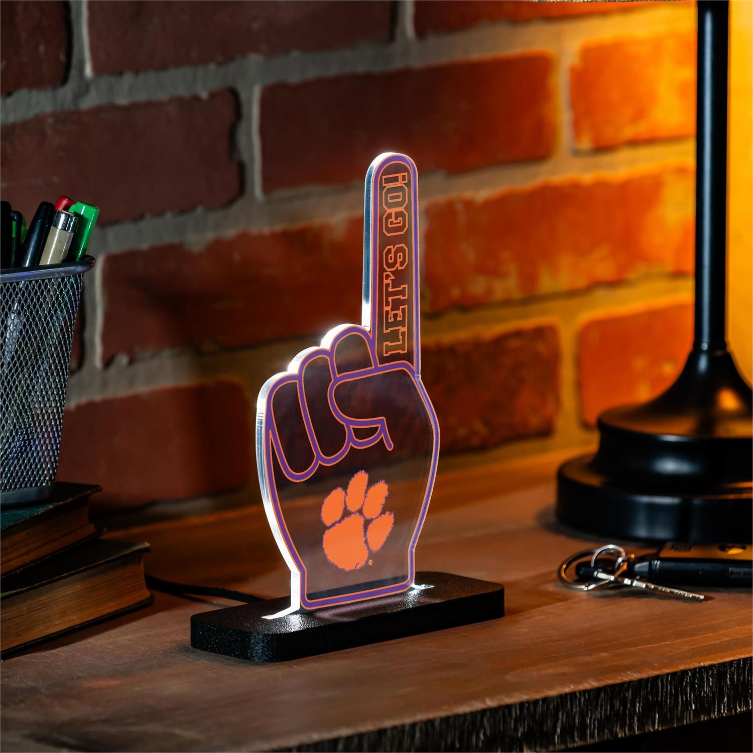 Clemson Tigers Desklite LED Tabletop Decor