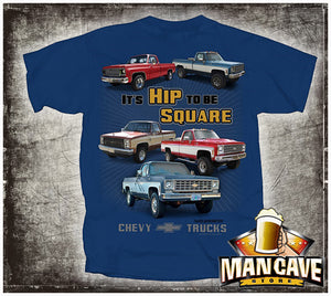 Chevy Trucks It’s Hip to Be Square T‑Shirt