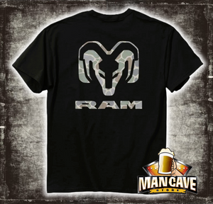 Ram Camo Logo T‑Shirt