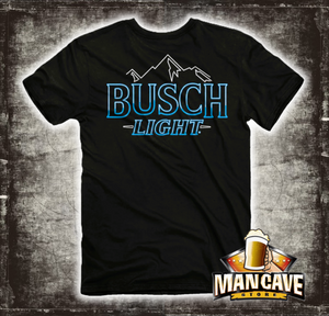 Busch Light Neon Logo T‑Shirt