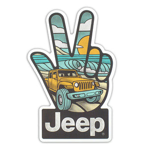 Catch A Wave Jeep Sticker