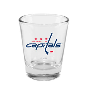 Washington Capitals Sports Clear Shot Glass