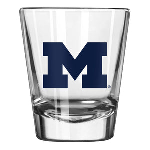 Michigan Wolverines Sports Clear Shot Glass