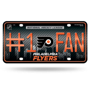 Philadelphia Flyers #1 Fan Metal Car Tag