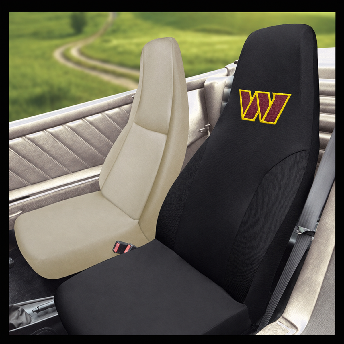 Washington Commanders Embroidered Seat Cover