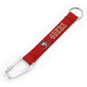 San Francisco 49ers Carabiner Keychains