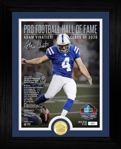 Indianapolis Colts Adam Vinatieri Colts 2026 NFL Hall of Fame Induction Bronze Coin Photo Mint