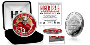 San Francisco 49ers Roger Craig 2026 NFL Hall of Fame Induction Silver Plated Coin