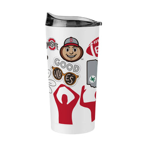 Ohio State Buckeyes 20oz Native Powder Coat Tumbler