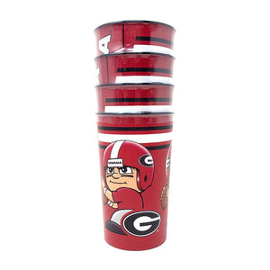 Georgia Bulldogs Party Cup 4 Pack
