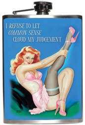 I Refuse to Let Common Sense Cloud My Judgement Stainless Steel Flask