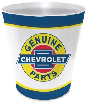 Genuine Chevy Metal Trash Bin