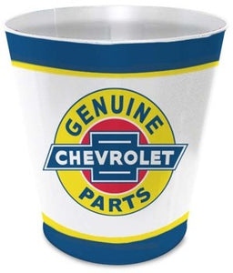 Genuine Chevy Metal Trash Bin