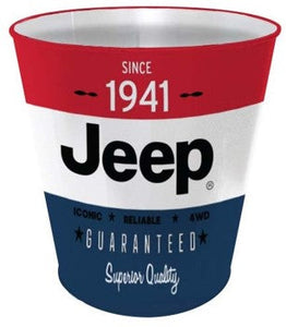 Jeep Metal Trash Bin