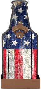 USA Flag Bottle Opener Plaques