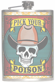 Pick Your Poison Stainless Steel Flask