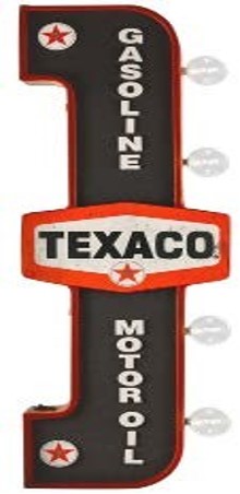 Texaco Vintage Two Sided LED Sign