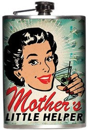 Mother's Little Helper Stainless Steel Flask