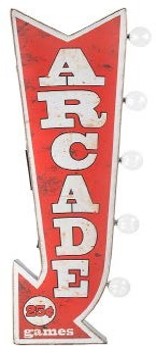 Arcade Vintage Two Sided LED Sign