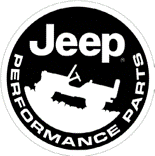 Jeep Performance Parts Domed Metal Sign