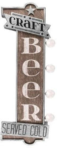 Craft Beer Vintage Two Sided LED Sign