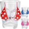 Pink/Red Dots Shot AG-Bikini Bust