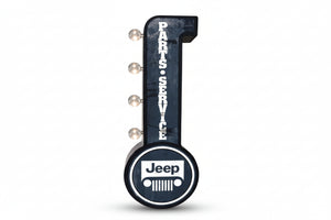 Jeep Vintage Two Sided LED Sign