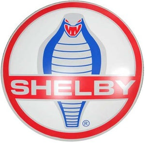 Shelby Domed Metal Sign