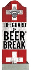 Lifeguard Bottle Opener Plaques
