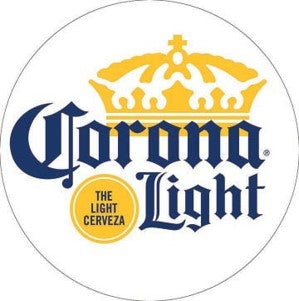Corona Light Domed Metal Sign