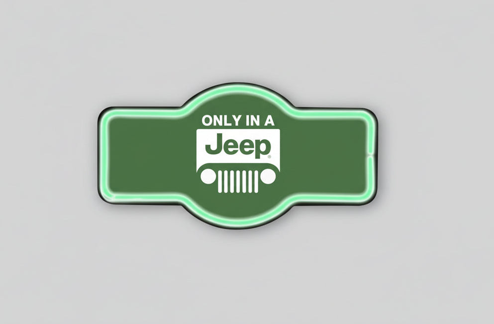 Jeep LED Bar Rope Sign – ManCave Store