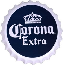 Corona Extra Scalloped metal signs