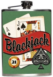 Blackjack Stainless Steel Flask