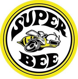 Super Bee Domed Metal Sign