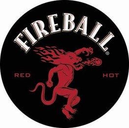 Fireball Domed Metal Sign