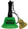 Weed Keychain Bell