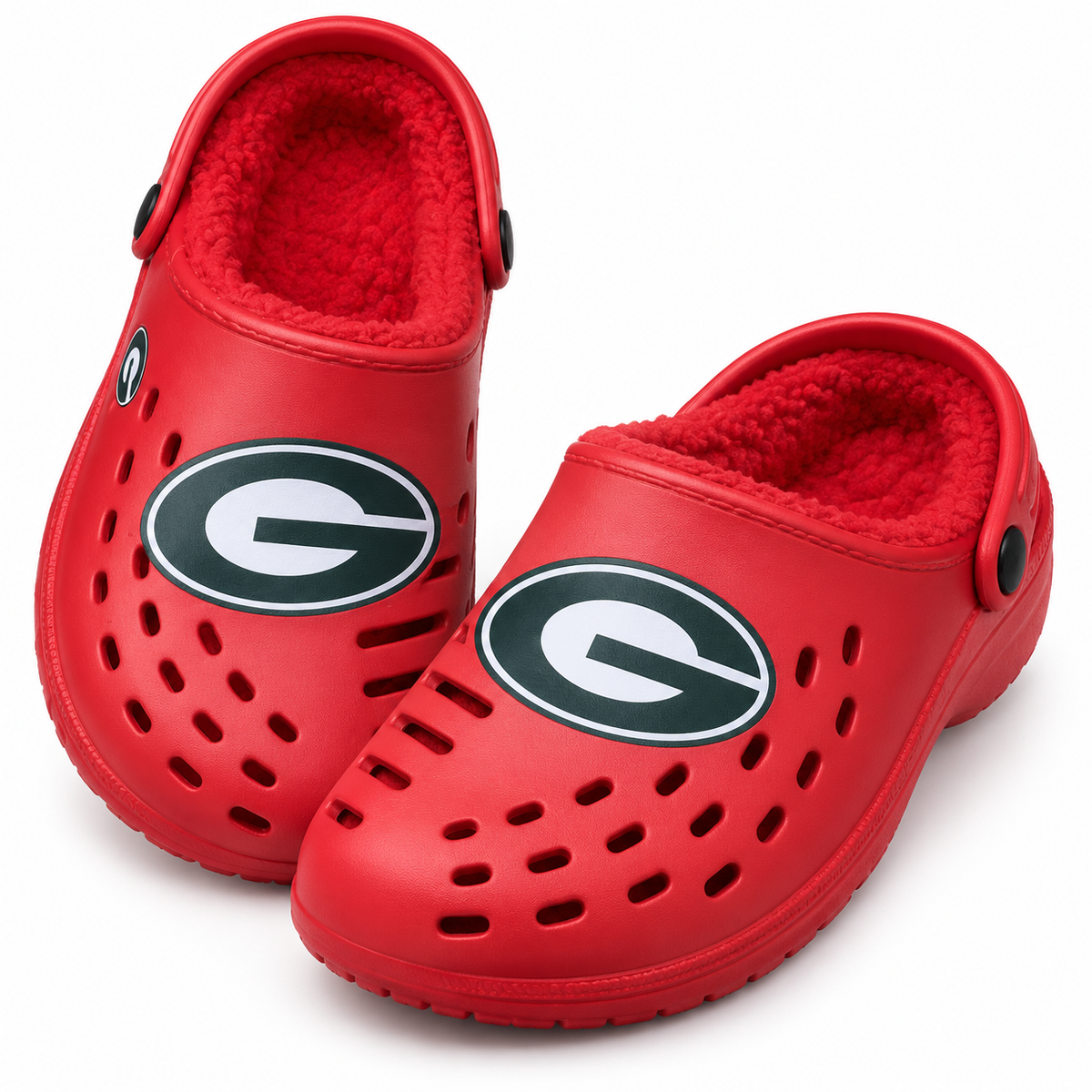 Georgia Bulldogs Men’s Sherpa Lined Big Logo Clog Slippers