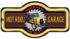 Mechanics On Duty Long LED Bar Rope Sign